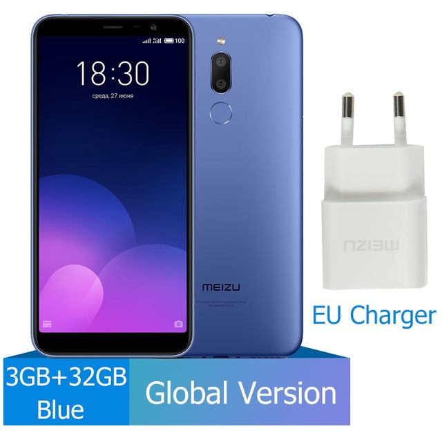 Official Meizu M6T 3GB  32GB Global Version Mobile Phone MTK6750 Octa Core 5.7inch 1440x720P Dual Rear Camera Fingerprint ID
