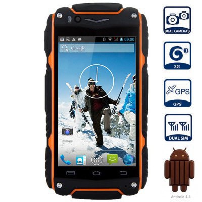 Original 4" Guophone V8 3G Smartphone Android 4.4 MTK6572 Dual Core Unlocked GPS Waterproof Dustproof Mobile phone