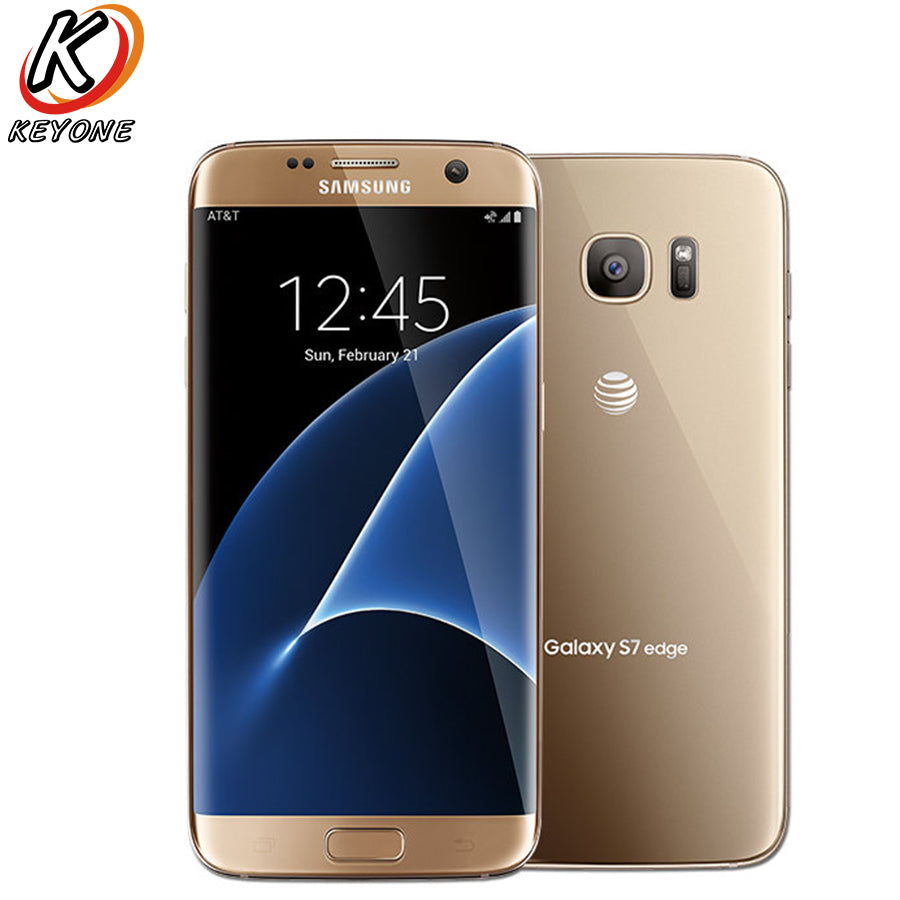 Original AT&T Version Samsung Galaxy S7 Edge G935A LTE Mobile Phone 5.5" Quad Core 4GB RAM 32GB ROM 12MP Android Smart Phone