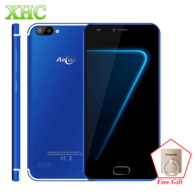 Original AllCall Alpha 3G Smartphone Android 7.0 5.0 Inch MTK6580A Quad Core 1GB RAM 8GB ROM 8.0MP OTG GPS Dual SIM Mobile Phone