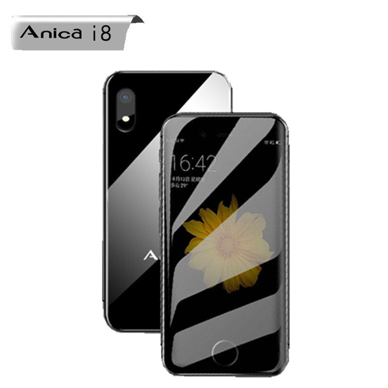 Original Anica I8 Mini GSM WCDMA Android Smart Mobile Phone 2.4"Screen Quad Core 5.0MP Dual SIM Cell Phone