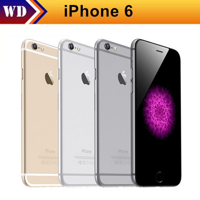 Original Apple iPhone 6 Dual Core IOS Mobile Phone 4.7' IPS 1GB RAM 16/64/128GB ROM 4G LTE Unlocked Used Cell Phone