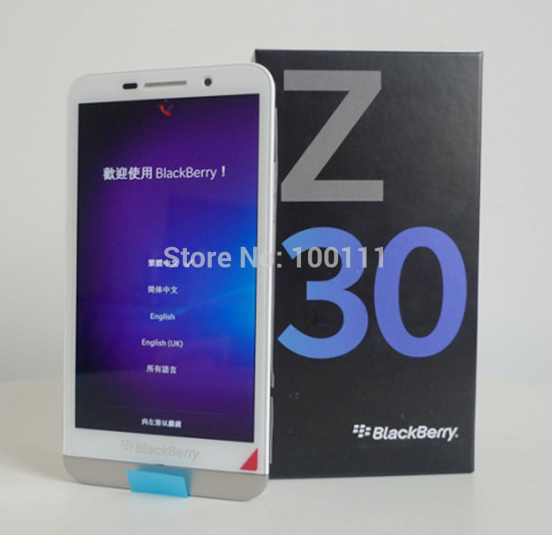 Original BlackBerry Z30 mobile phone Unlocked with 5.0"touchscreen Dual-core 8MP+2MP Camera  WIFI,  Free Shipping