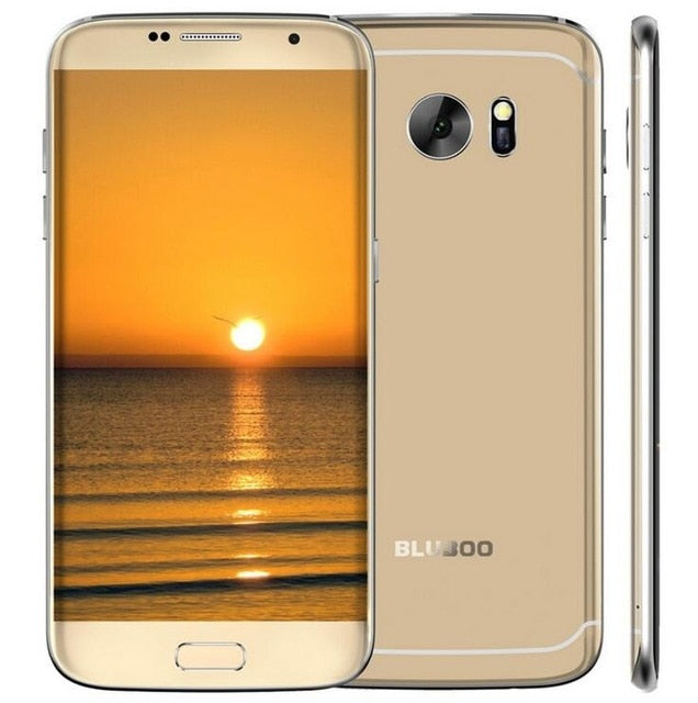 Original Bluboo Edge 5.5 Inch Mobile Phone Android 6.0 MT6737 Quad core Smartphone 2GB RAM 16GB ROM Fingerprint 4G LTE CellPhone