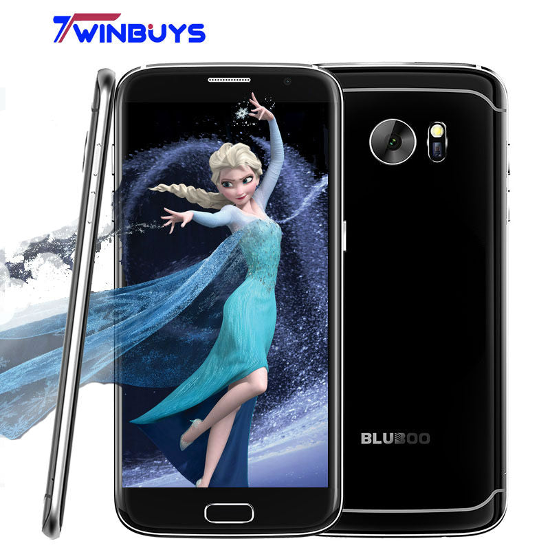 Original Bluboo Edge 5.5 Inch Mobile Phone Android 6.0 MT6737 Quad core Smartphone 2GB RAM 16GB ROM Fingerprint 4G LTE CellPhone