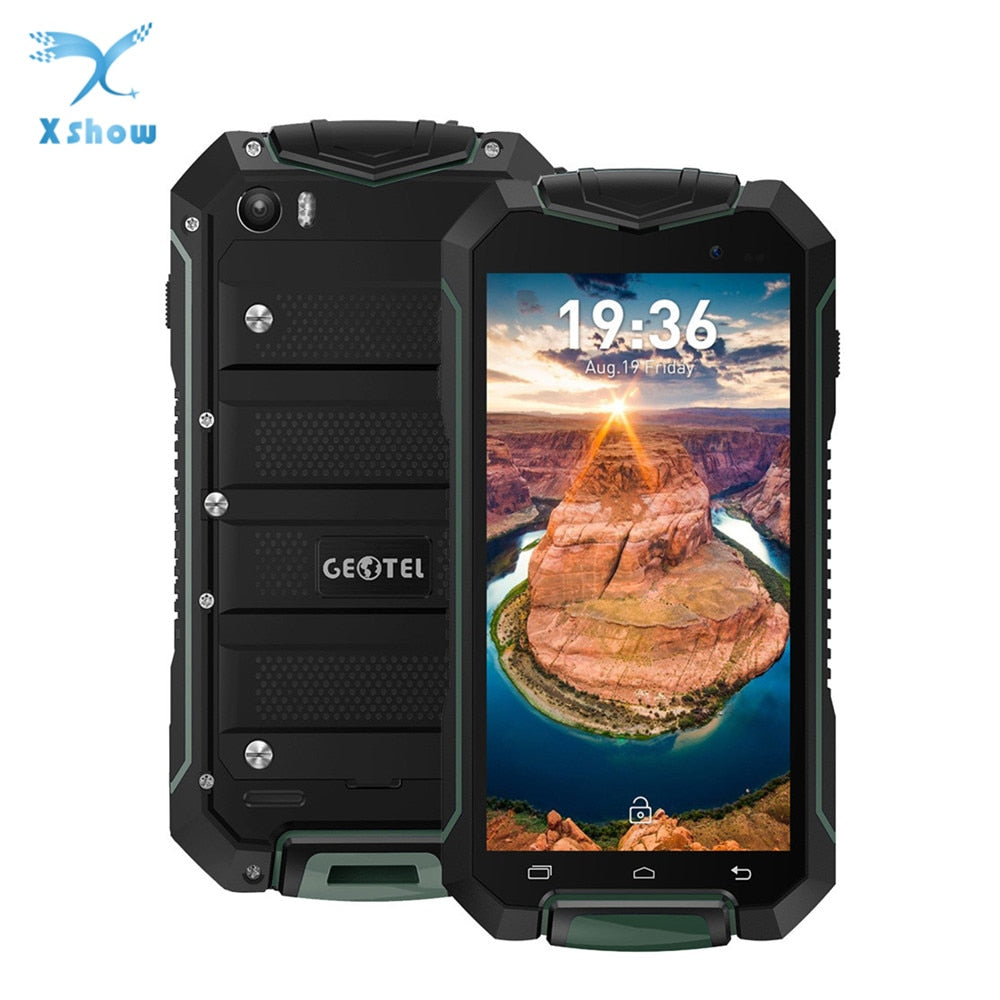 Original GEOTEL A1 3G Android 7.0 Smartphone 4.5 Inch MTK6580 1.3GHz Quad Core 1G+8G IP67 Waterproof Dustproof Mobile Phone