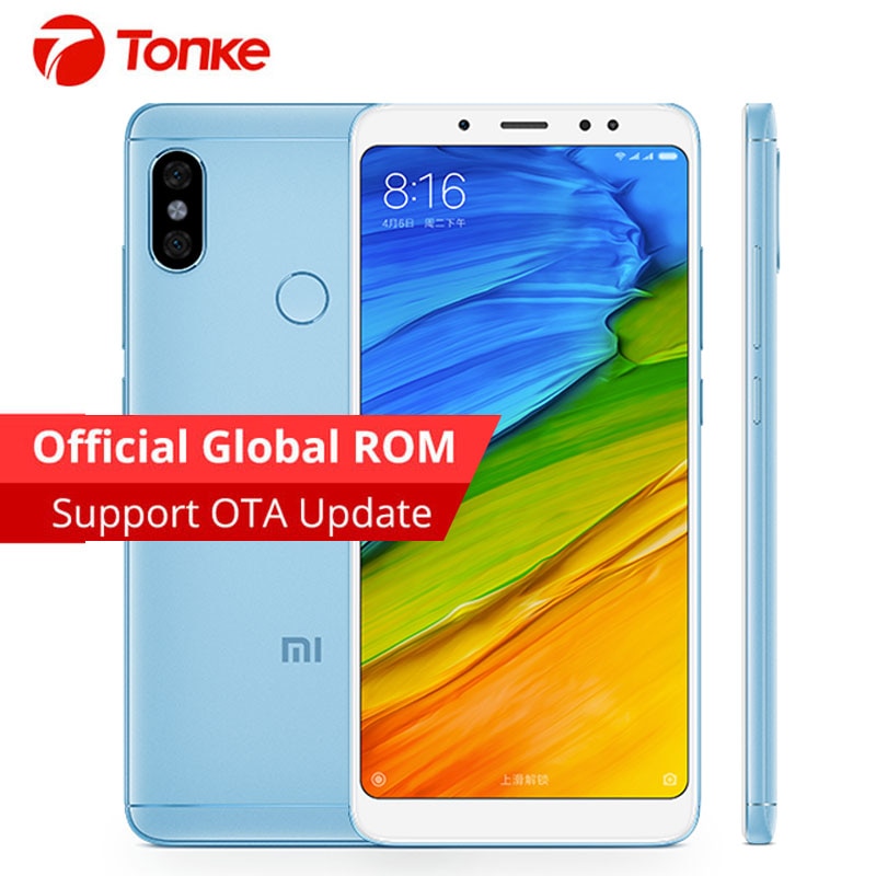 Original Global ROM Xiaomi Redmi Note 5 3GB RAM 32GB ROM Snapdragon 636 Octa Core Full Screen Dual Camera 12MP+5MP Moblie Phone