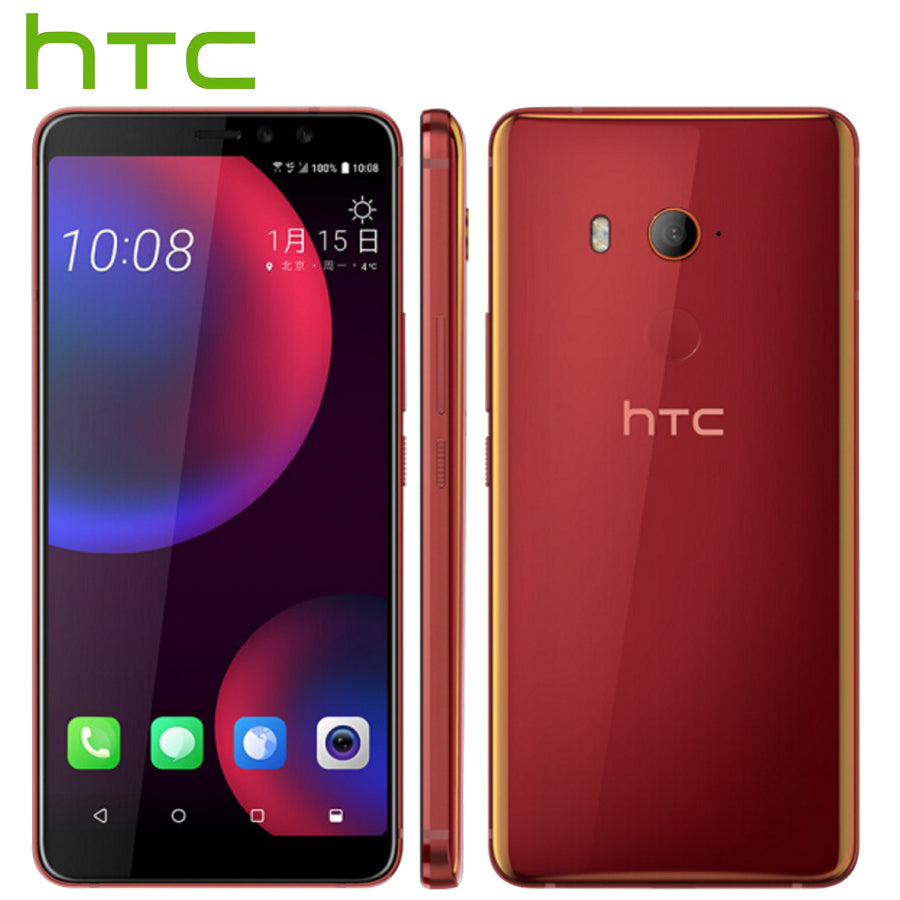 Original HTC U11 Eyes 4G LTE Mobile Phone 4GB 64 GB Snapdragon652 Octa Core 6.0 inch Android 7.0 IP67 Waterproof NFC Smart Phone