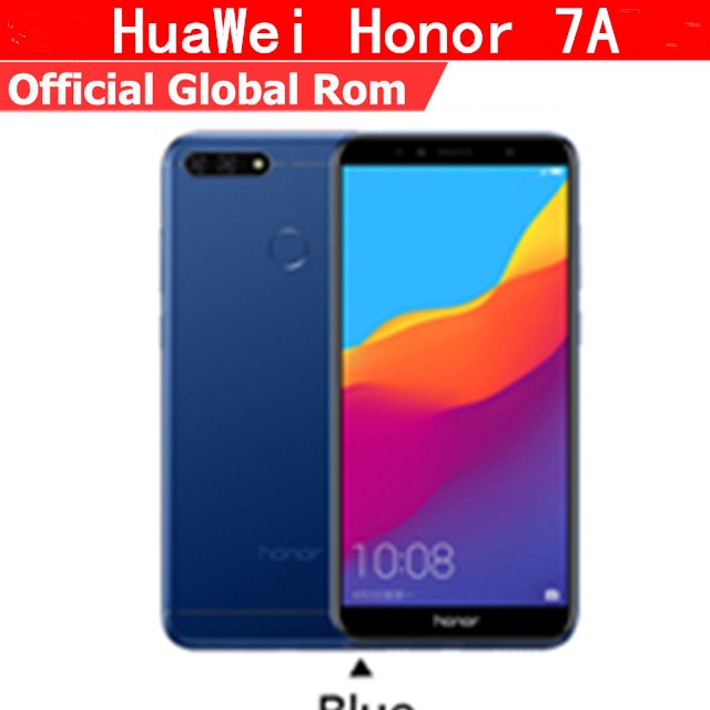 Original HuaWei Honor 7A 4G LTE Mobile Phone Octa Core Android 8.0 5.7" IPS 1440X720 3GB RAM 32GB ROM Face ID Fingerprint ID