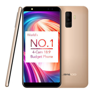 Original LEAGOO M9 Quad Cameras 18:9 Full Screen Mobile Phone 5.5Inch HD Android 7.0 Quad Core 2GB RAM +16GB ROM Smartphone