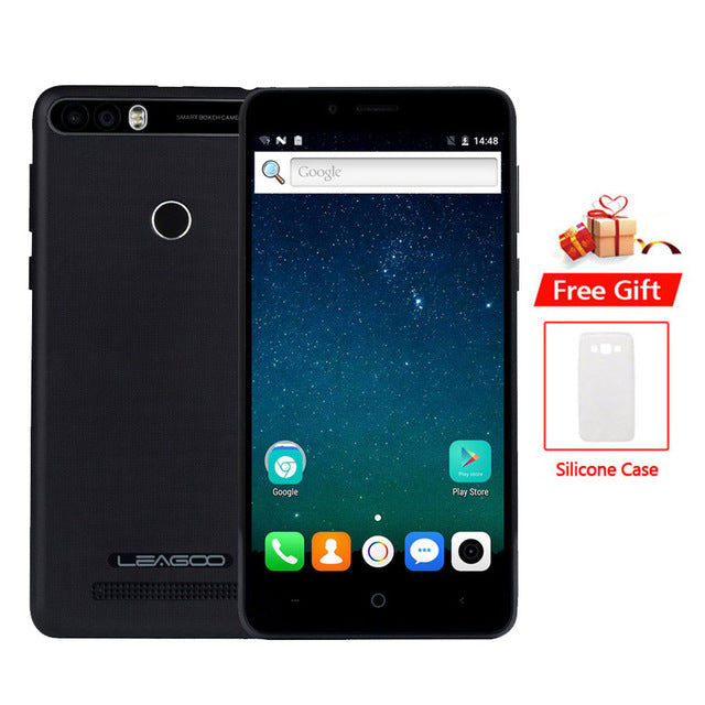 Original Leagoo Kiicaa Power 4000mAh Mobile Phone 5.0'' HD MT6580A Quad Core Android 7.0 2GB RAM 16GB ROM 8.0MP Dual Back Camera