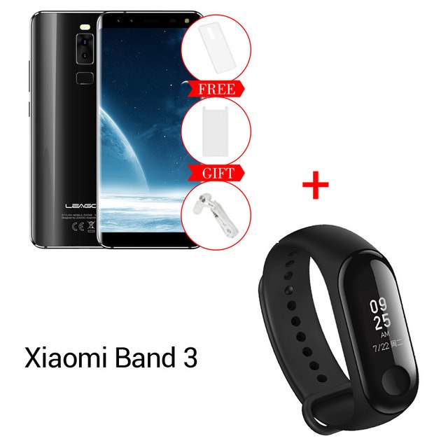 Original Leagoo S8 18:9 Display 5.7''HD MT6750T Octa Core Android 7.0 3GB RAM 32GB ROM Fingerprint 13MP 4 Cameras Mobile Phone