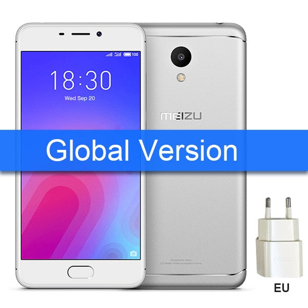 Original Meizu M6 3GB 32GB ROM M711H Global Version Mobile Phone 4G LTE MTK6750 Octa core MEILAN 6 5.2 inch 3070mAh battery