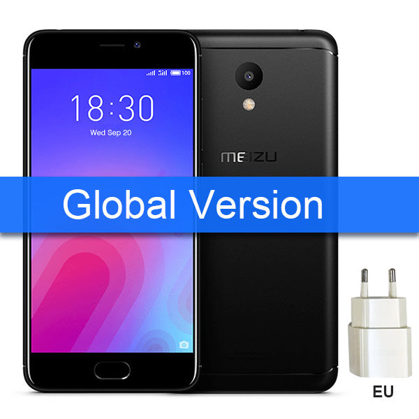 Original Meizu M6 3GB 32GB ROM M711H Global Version Mobile Phone 4G LTE MTK6750 Octa core MEILAN 6 5.2 inch 3070mAh battery