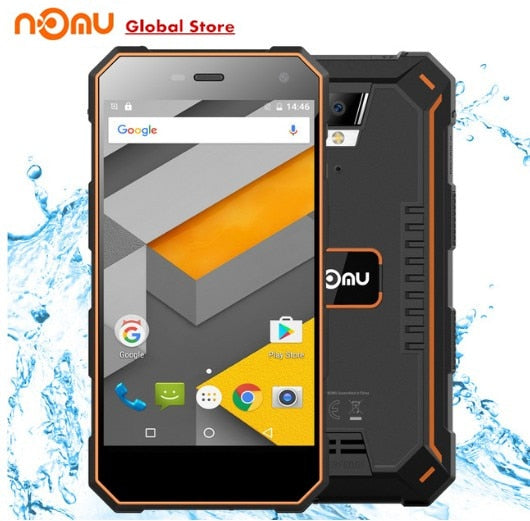 Original NOMU S10 IP68 Waterproof 4G LTE MTK6737 Quad Core Mobile Phone 2GB RAM 16GB ROM Anroid 7.0 8MP Dual Sim SmartPhone