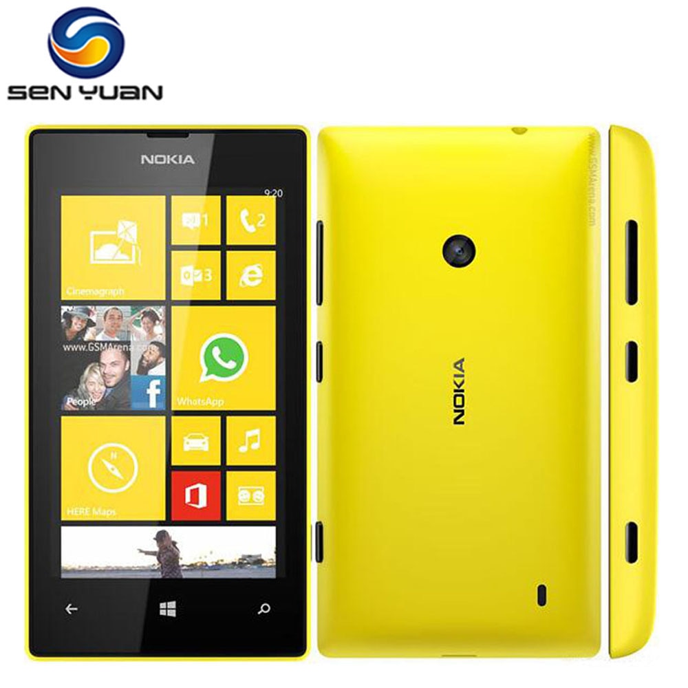 Original Nokia Lumia 520 unlocked mobile phone Dual Core 3G WIFI GPS 4.0" 5MP 8GB Nokia 520 Windows cell phone