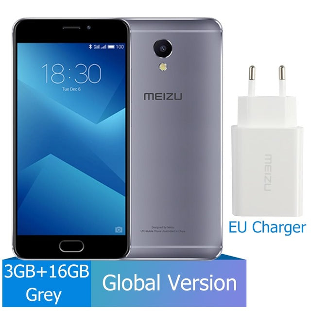 Original Official Global Version Meizu M5 Note 3GB RAM 16GB ROM 4G LTE  Octa Core Mobile Phone 5.5" 4000mAh Fingerprint ID