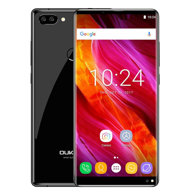 Original Oukitel MIX 2 5.99'' FHD 18:9 Screen 4G Mobile Phone Octa Core 6GB+64GB 21MP+13MP Camera Smartphone 4080mAh Fingerprint