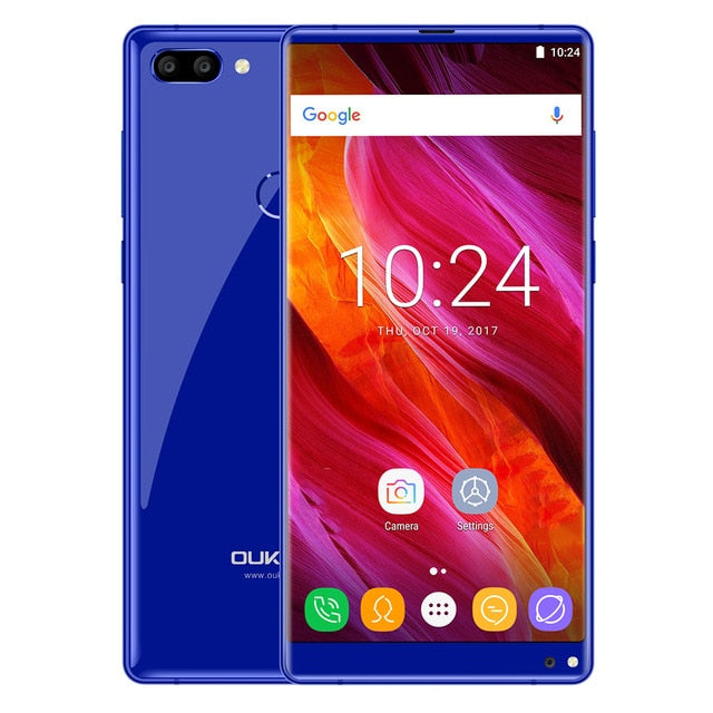 Original Oukitel MIX 2 5.99'' FHD 18:9 Screen 4G Mobile Phone Octa Core 6GB+64GB 21MP+13MP Camera Smartphone 4080mAh Fingerprint