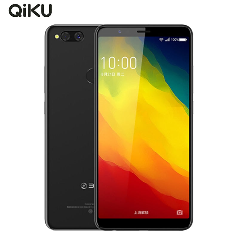 Original Qiku 360 N7 Lite Mobile Phone 5.99 inch 4GB RAM 32GB ROM Snapdragon 660AIE Android 8.0 Dual Camera 4050mAh Smartphone