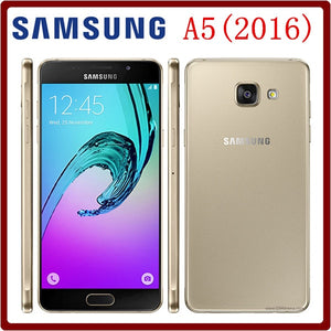 Original Samsung Galaxy A5(2016)A5100 A510F Unlocked 5.2Inches 2GB RAM 16GB ROM Octa Core 13.0MP Camera Android 5.1 Mobile Phone