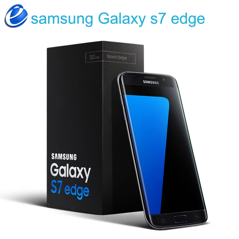 Original Samsung Galaxy S7 Edge 4G LTE Mobile Phone quad Core 5.5 inch 12.0 MP 4GB RAM 32GB ROM NFC Smartphone S7 G935V/G935F