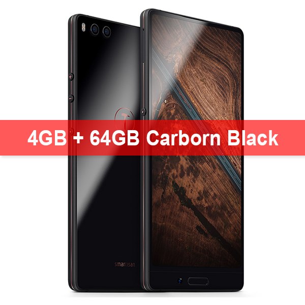 Original Smartisan Nut 3 Mobile Phone 5.99'' 4GB ROM 64GB RAM Snapdragon 625Dual Rear Camrea 13.0MP 4000mAh Face ID Phone