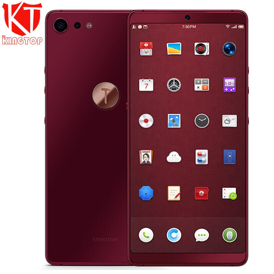 Original Smartisan Nut 3 Mobile Phone 5.99'' 4GB ROM 64GB RAM Snapdragon 625Dual Rear Camrea 13.0MP 4000mAh Face ID Phone