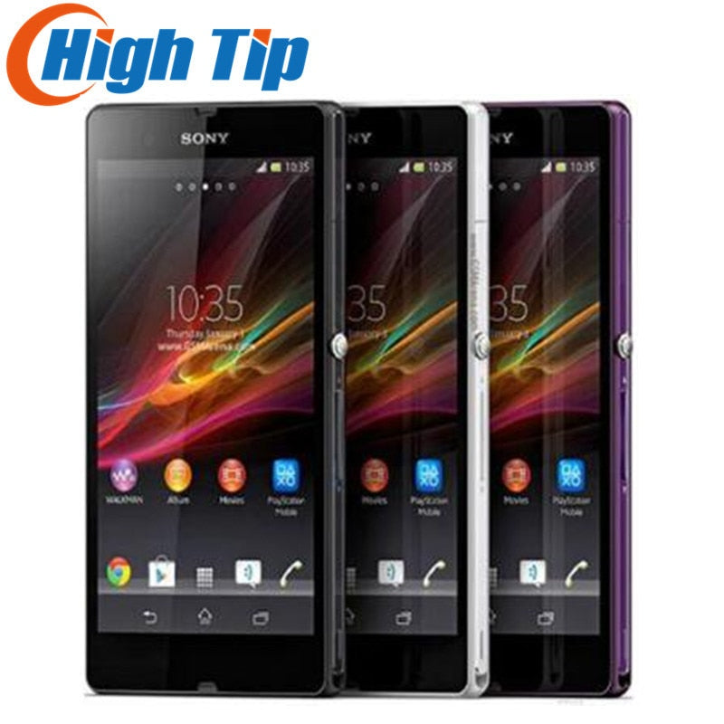 Original Sony Xperia Z L36h C6602 C6603 5.0" TouchScreen 13.1MP Quad-Core 2G RAM 16GB ROM 3G&4G Mobile phone  1080P Smatphone