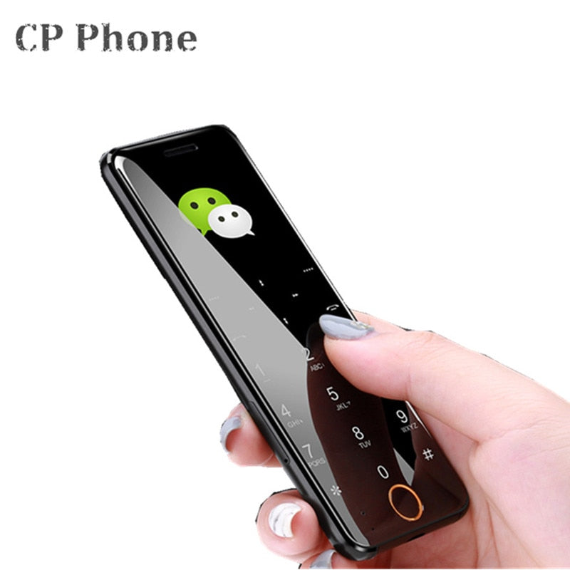 Original ULCOOL V6 V66 Luxury Phone Super Mini Ultrathin Card phone with MP3 Bluetooth 1.67inch Dustproof Shockproof mobile cell