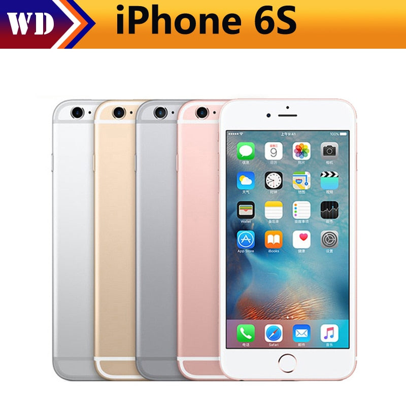 Original Unlocked Apple iPhone 6S Mobile Phone IOS  Dual Core 4.7'' 12.0MP Camera 2GB RAM 16/64/128GB ROM 4G LTE Smartphone