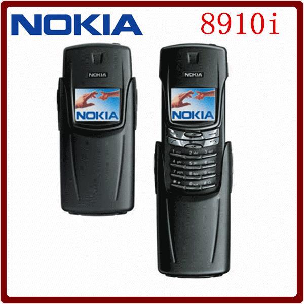 Original Unlocked Nokia Titanium 8910i Dual Band GSM Bluetooth Black Good Quality Mobile Phone Russian Keyboard Free shipping