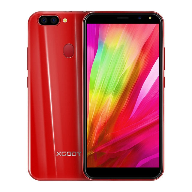 Original XGODY Y25 3G Unlock Smartphone 5.99 Inch 18:9 Quad Core 1GB+16GB Android Phone 2800mAh Mobile Phone Cellphone Celular