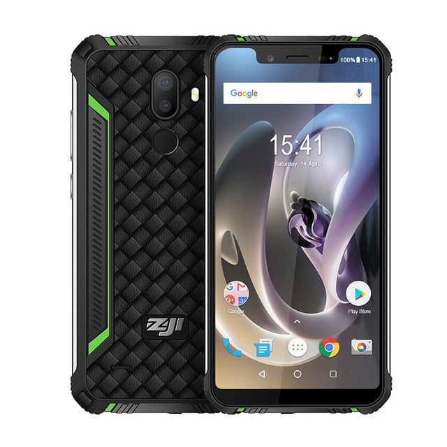 Original Z33 IP68 Waterproof 13MP Android 8.1 Smartphone MT6739 5.85"FHD RAM 3GB ROM 32GB 4600mAh Face ID OTG 4G mobile phone