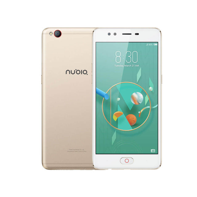 Original ZTE Nubia M2 LITE Mobile Phone 4G LTE MT6750 Octa Core Android M 5.5" 3+ 64GB 13+16.0MP 3000mAh Fingerprint Smartphone