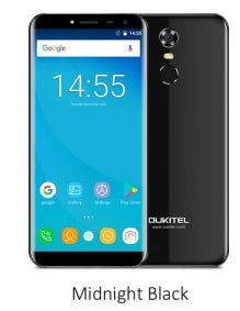 Oukitel C8 Mobile Phone 5.5"HD 18:9 Infinity Display 2GB+16GB Android 7.0 MTK6580A Quad Core 13.0MP2.0MP 3000mAh 3G Smartphone