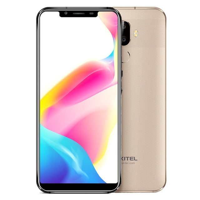 Oukitel U18 5.85" Full Display Mobile Phone Android 7.0 MTK6750T Octa Core 4GB 64GB Dual Camera Fingerprint Face ID smartphone