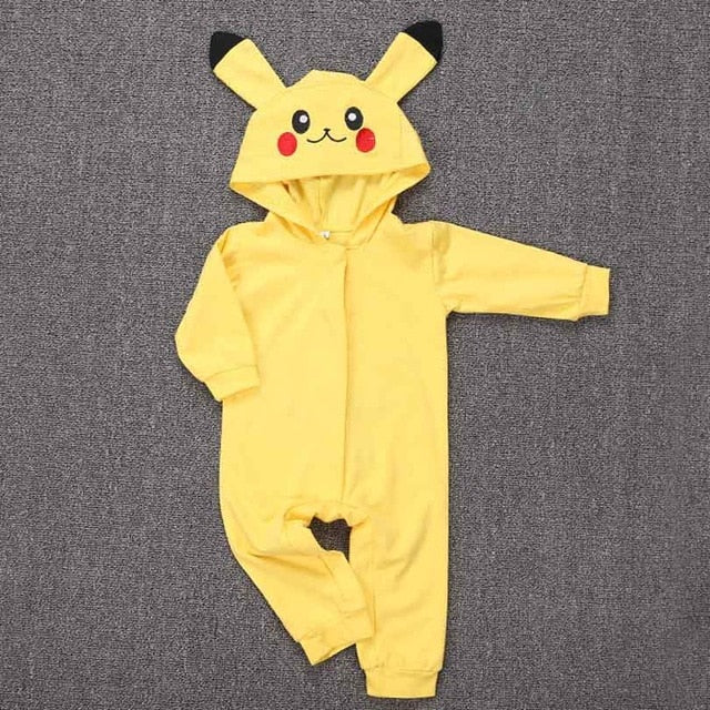 Pokemon Go Team Mystic Baby Rompers Pikachu Instinct Valor Ash Ketchum Toddler Infant Boy Girl Outfit Jumpsuit Cosplay Costume