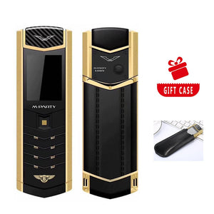 Russian Keyboard Button Luxury Metal+leather Housing Original China Gsm Dual Sim MP3 MP4 FM Cell Phones Bluetooth Mobile Phone