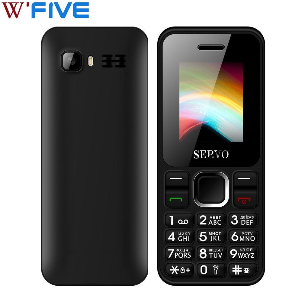 SERVO V8210 Dual SIM Cards Mobile Phone 1.77 inch GPRS Vibration FM GSM Bluetooth Low Radiation Cellphones with Russian keyboard