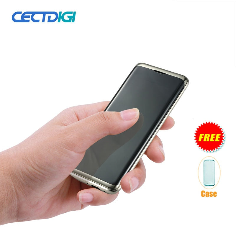 Small cectdigi ultra thin credit card phone metal case Bluetooth 3.0 Dialer cell phone FM MP3 Dual Sim card mini mobile phone