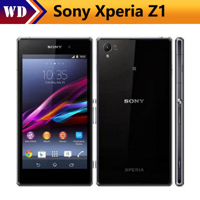 Sony Xperia Z1 L39H Original Mobile Phone C6903 GSM 4G Android Quad-Core 2GB RAM 16GB Storage 5.0" Touchscreen