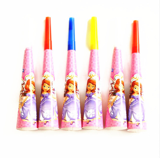 Sophia Kids Birthday Party Decoration princess Sophia theme Party Supplies Baby Birthday Party