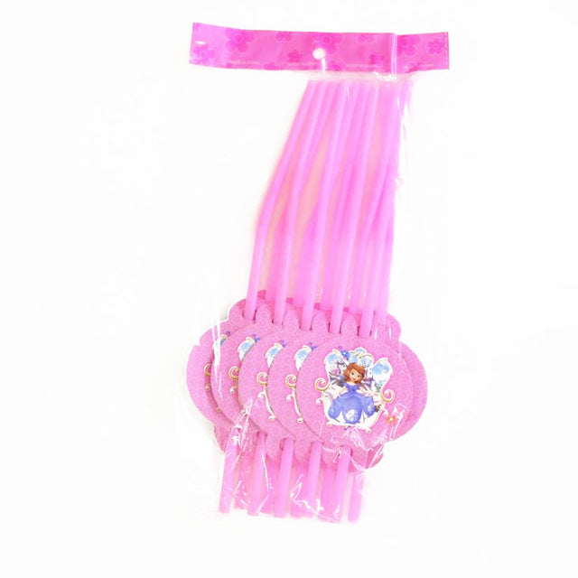 Sophia Kids Birthday Party Decoration princess Sophia theme Party Supplies Baby Birthday Party