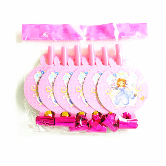 Sophia Kids Birthday Party Decoration princess Sophia theme Party Supplies Baby Birthday Party