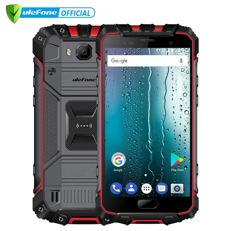 Ulefone Armor 2S IP68 Waterproof Mobile Phone 5.0" FHD MTK6737T Quad Core Android 7.0 2GB 16GB 4G Global Version Smartphone