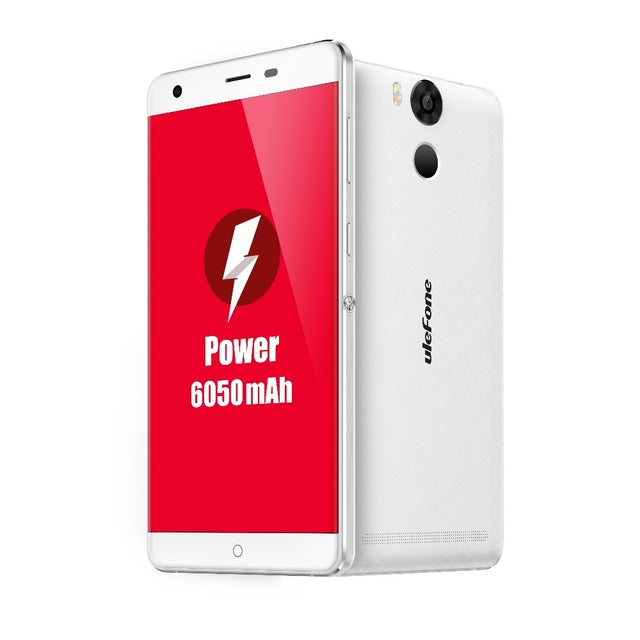 Ulefone Power Mobile Phone 5.5 Inch FHD MTK6753 Octa Core Android 6.0 3GB RAM 16GB ROM 13MP Camera 4G LTE Fingerprint ID 6050mAh
