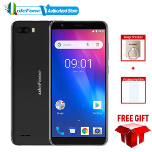 Ulefone S1 Face ID Android 8.1 Smartphone 5.5'' 18:9 Screen Dual Rear Camera Mobile Phone MT6580 Quad Core 3G 3000mAh Cell phone