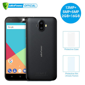 Ulefone S7 Pro 5.0 inch HD Mobile Phone Android 7.0 MTK6580 Quad Core 2GB RAM 16GB ROM 13MP+5MP Dual Rear Cameras 3G Smartphone