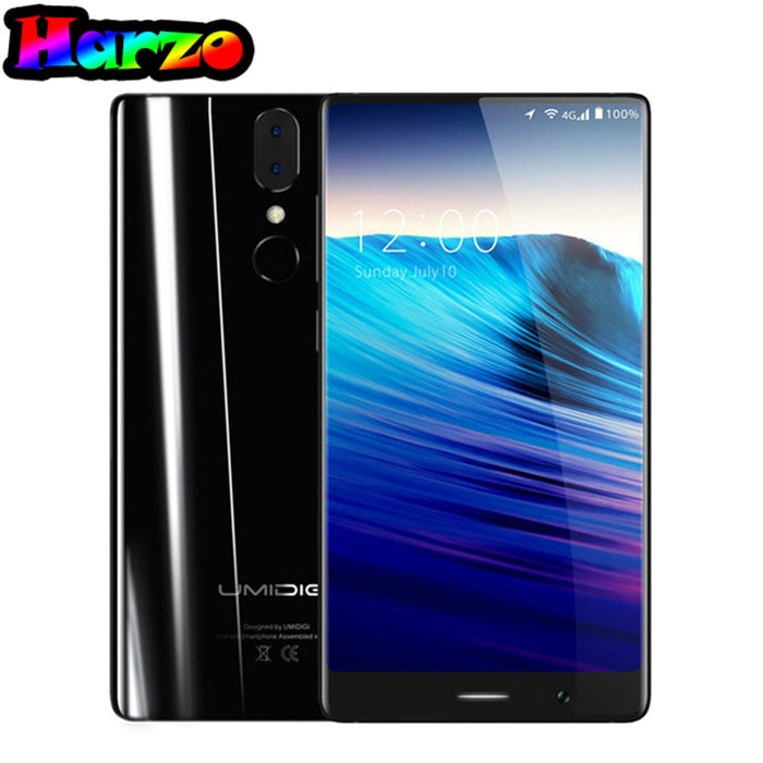 Umidigi Crystal Android 7.0 MTK6750T 5.5Inch 2GB RAM 16GB ROM+ 4GB RAM 64GB ROM FHD Metal Bezel-less Frameless 4G Mobile Phone